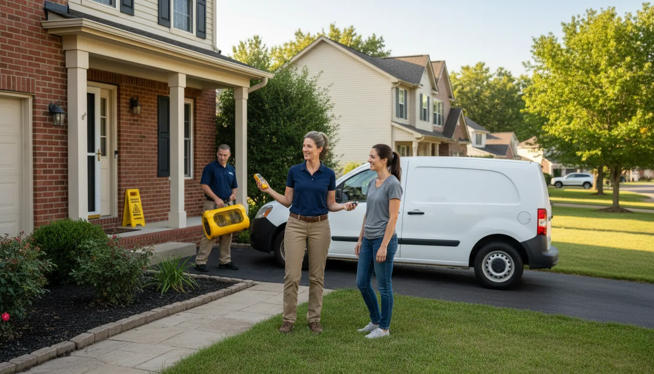 Residential water damage restoration in Wyndmere, ND